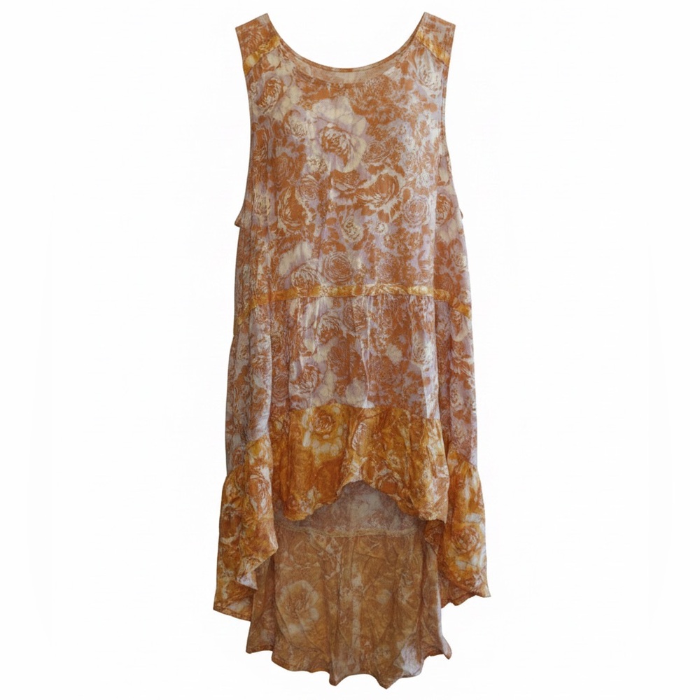 Maurices, NWT Orange hi-low tunic tank (Women's Medium)
